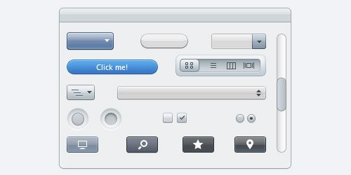Apple styled UI elements by Pranav