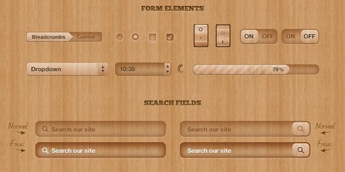 Got Wood? UI Design Elements